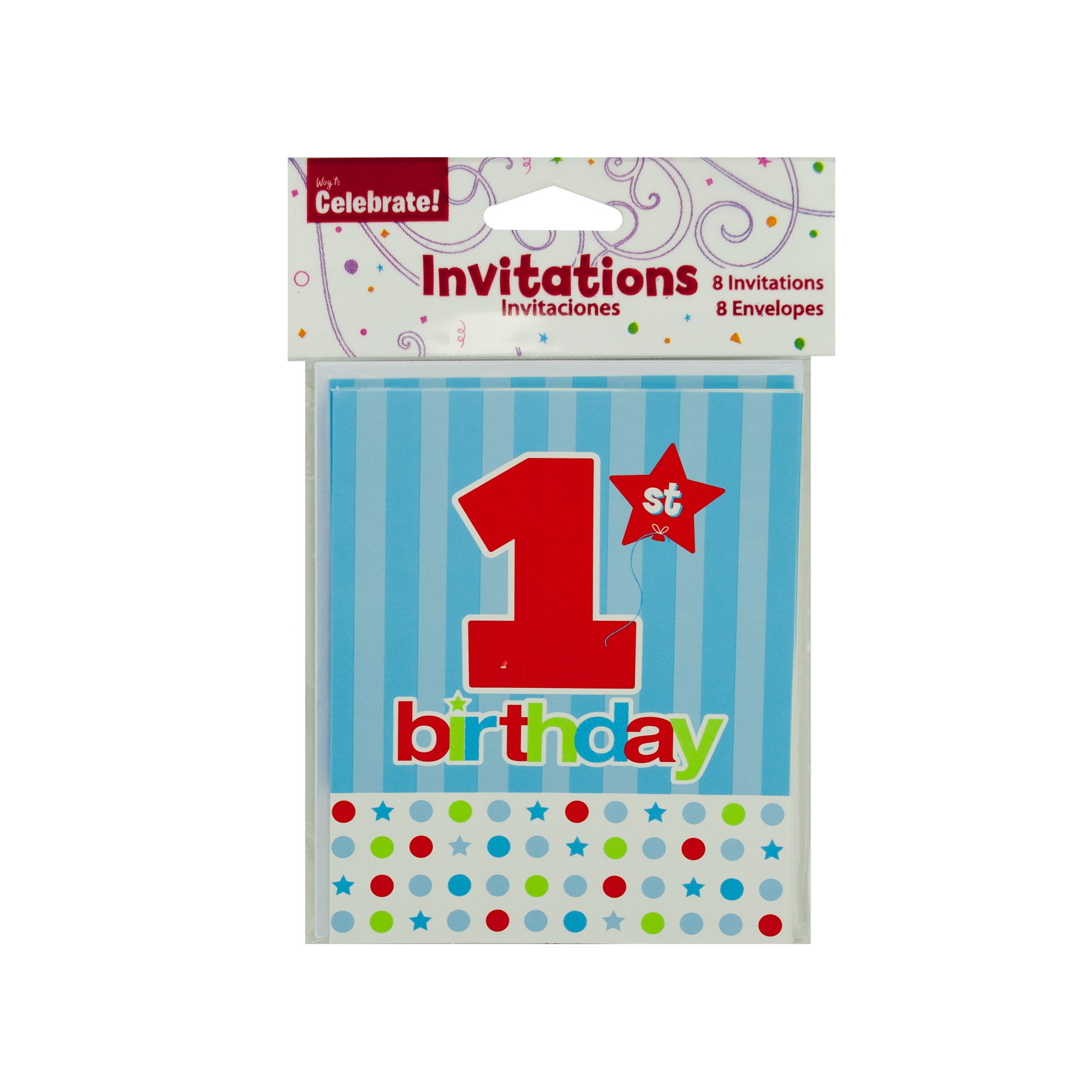 Abc Bulk Wholesale Set Of 96 1st Birthday Invitations Ships Free