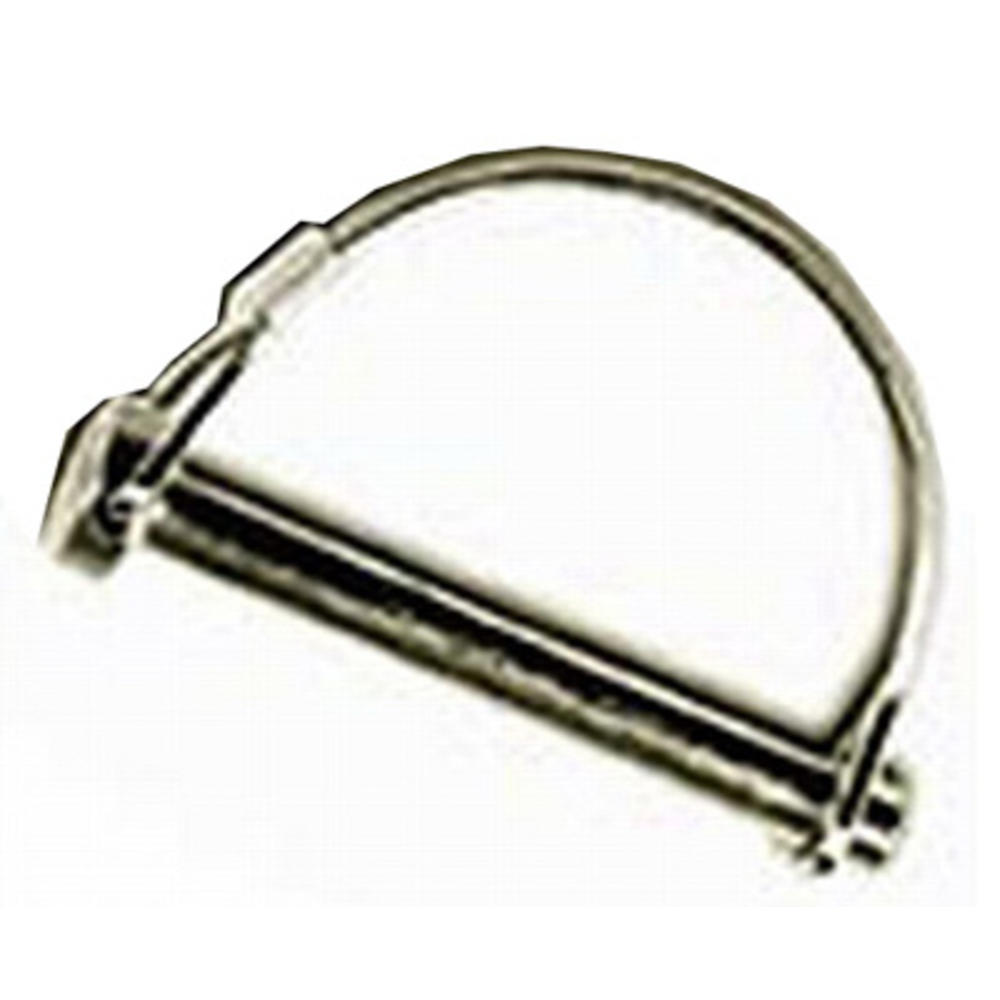 Double Hh Mfg 81975 Hitch Pin, Wire Lock, Round, 1/4 x 1-3/4-In. - Quantity 100