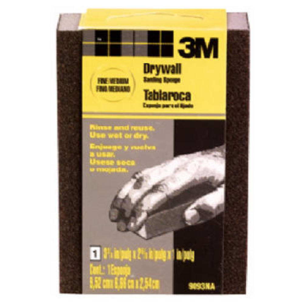 3M 9093DC Drywall Sanding Sponge, Fine/Medium - Quantity 24