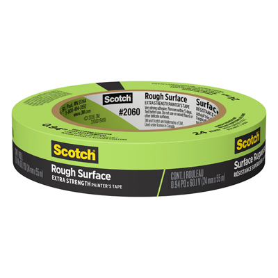 Scotch 2060-24AP Masking Tape, Green, .94-In. x 60-Yd. - Quantity 36