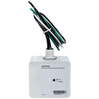 Square D HEPD80 Home Electronic Surge Protective Device - Quantity 1