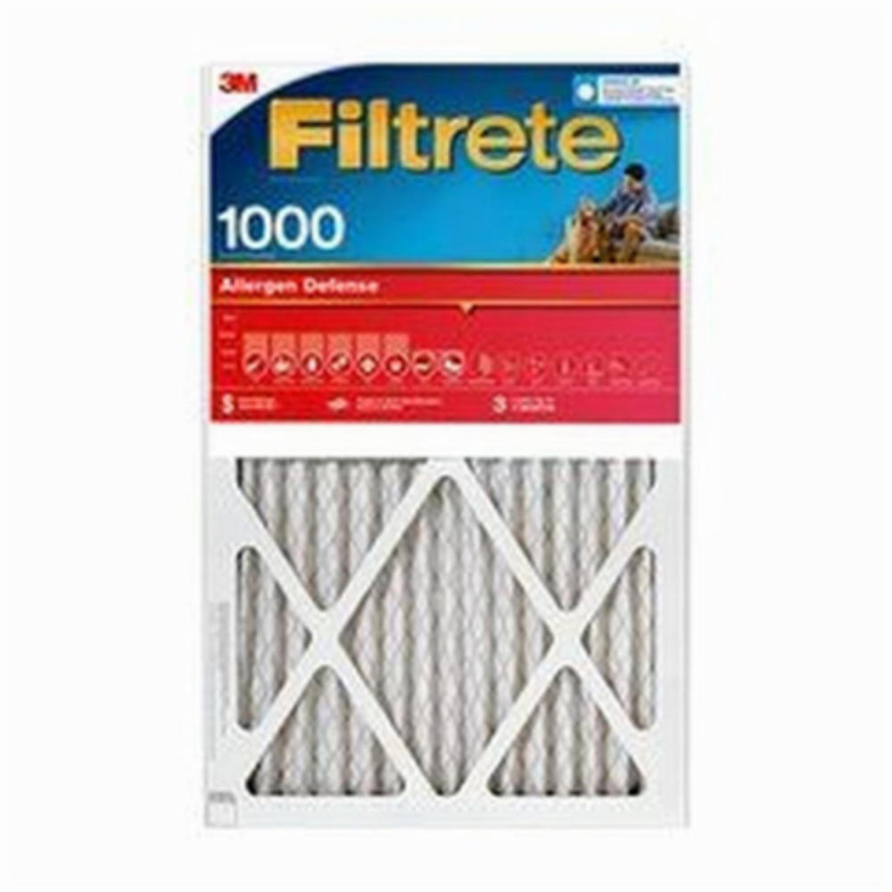 3M Filtrete 9810-4 12x12 x 1 In. Micro Allergen Defense Pleated Furnace Air Filter, Red, MPR 1000, 3 Months