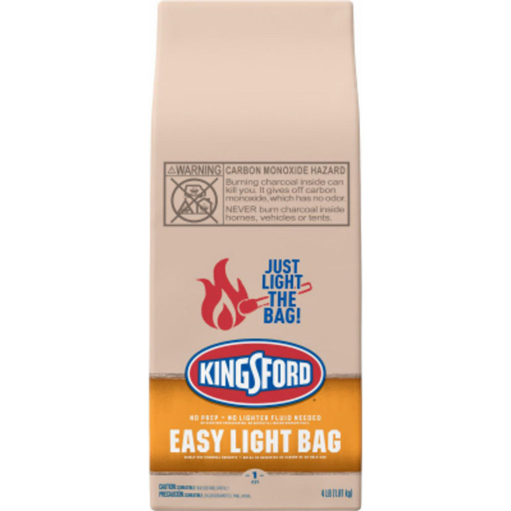 Kingsford 32102 Easy Light Bag Charcoal Briquettes, 4 Lbs. - Quantity 6