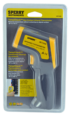 Gardner Bender IRT200 Infrared Thermometer, Gun-Grip Style - Quantity 1