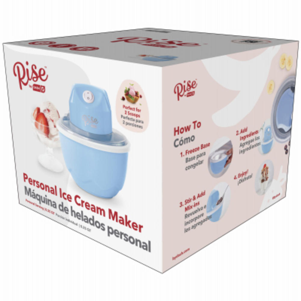 Rise by Dash RPIC100GBSK04 Personal Ice Cream Maker, Blue, 1 Pint - Quantity 1