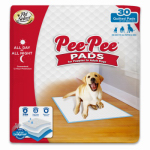 Four Paws Pet Products Four Paws 100519797 Pet Select Pee-Pee Pads for Dogs & Puppies, Standard 22 x 22 In., 30-Ct. - Quantity 1