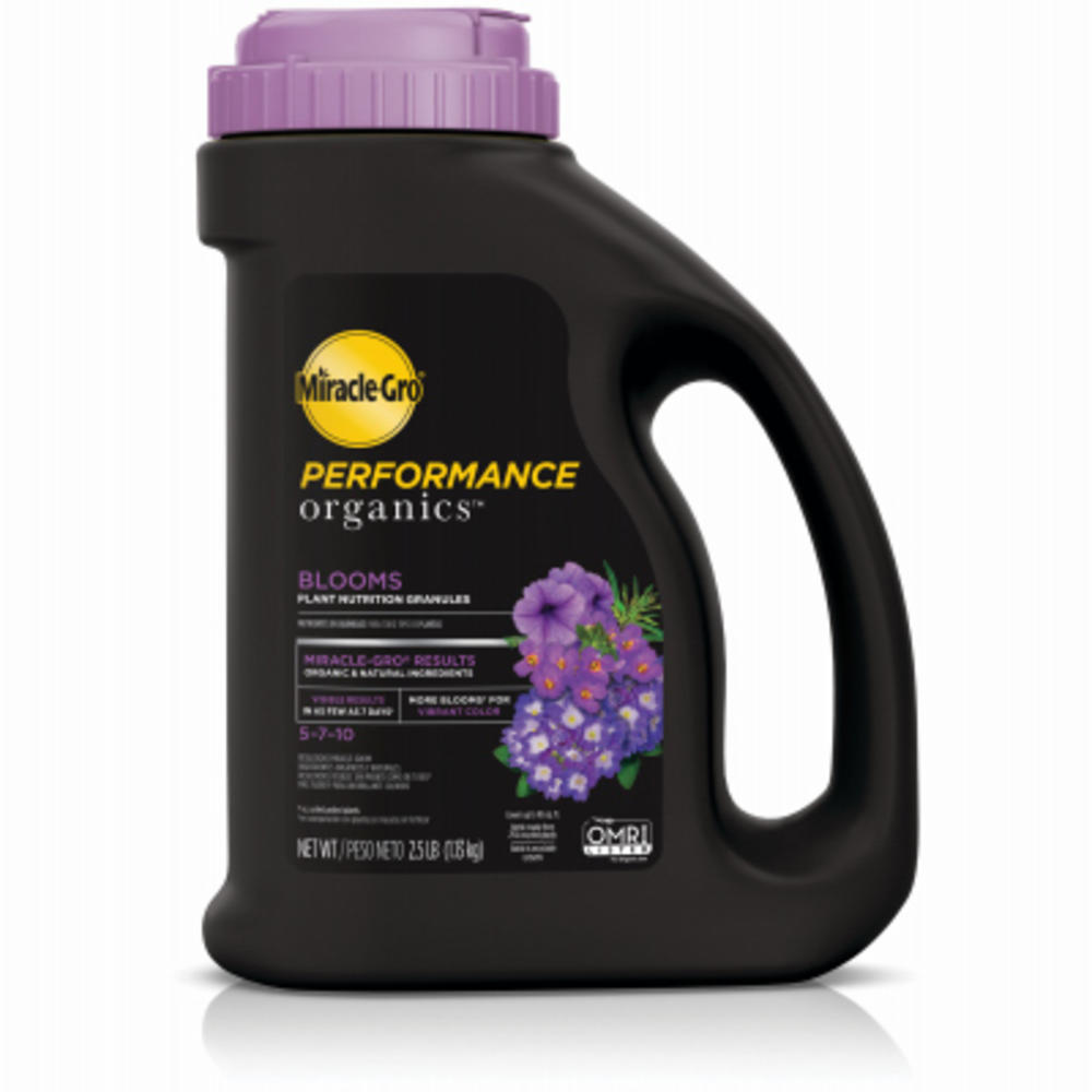 Miracle-Gro 3005710 Performance Organics Blooms Plant Nutrition Granules, 2.5 Lbs. - Quantity 1