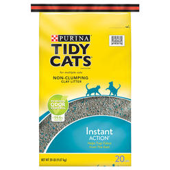 Purina Tidy Cats 10770 Cat Litter, Immediate Odor Control, 20 Lb. Bag - Quantity 98