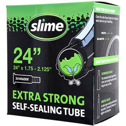 Slime 30047 Extra Strong Self-Sealing Bicycle Inner Tube, 24 In. - Quantity 5