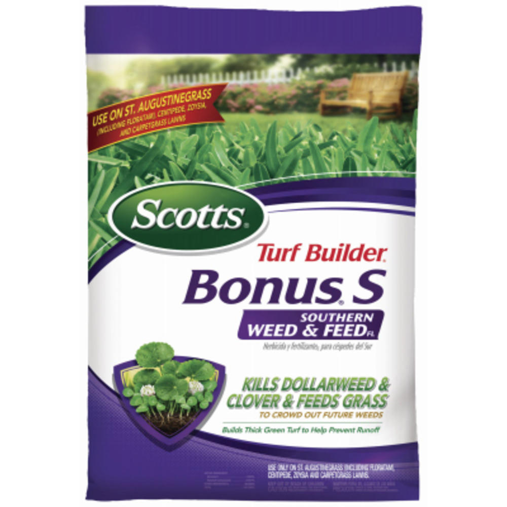 Scotts 21030A Turf Builder Bonus S Southern Weed & Feed F2 Florida Lawn Fertilizer, 17.34 Lbs., Covers 5,00 - Quantity 1