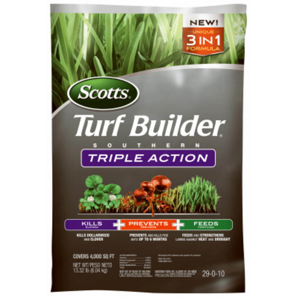 Scotts 26007B Turf Builder Southern Triple Action, 13.32 Lbs. - Quantity 1