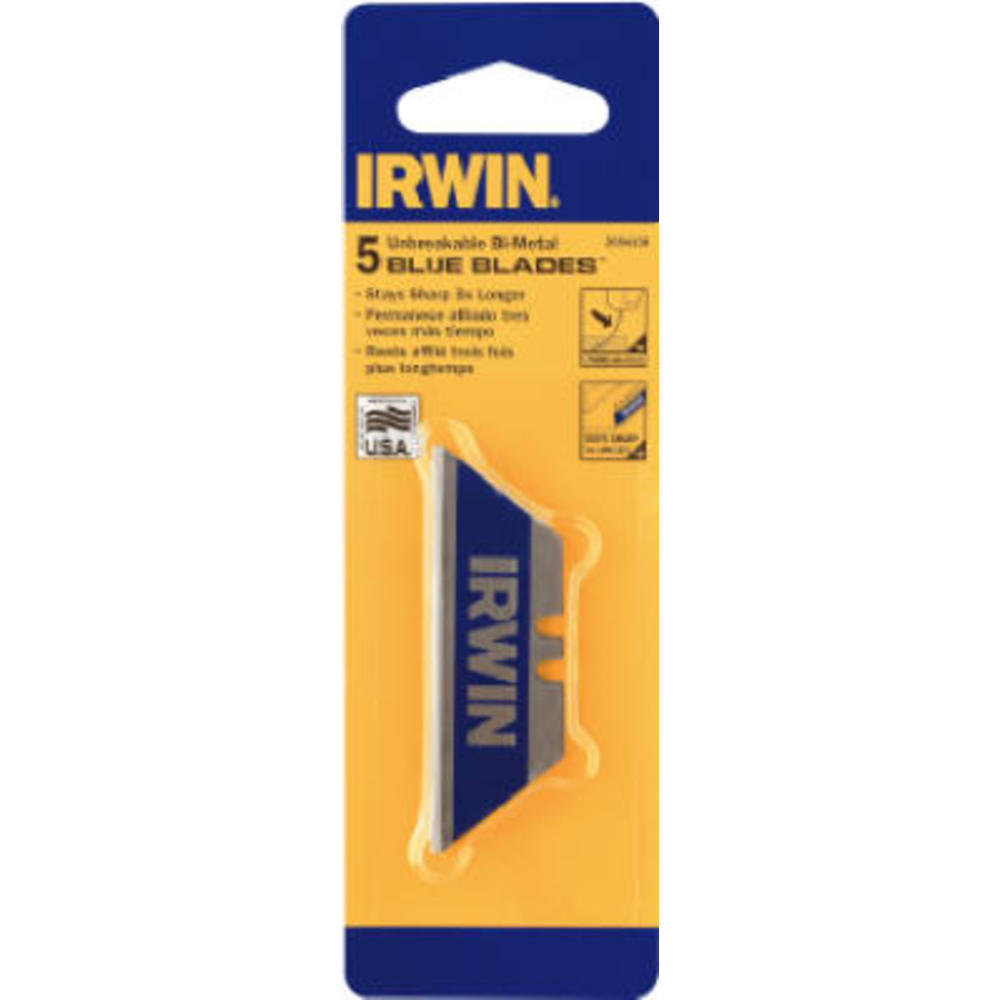 Irwin 2084100 Bi-Metal Utility Blades, 5-Pk. - Quantity 5