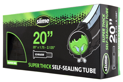 Slime 30079 Self Sealing Bicycle Tubes,  20 x 1.75-2.125-In. - Quantity 4