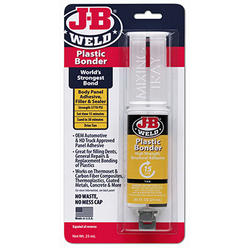 J-B Weld 50133 Plastic Bonder Epoxy Syringe, 25-ml - Quantity 1