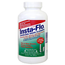 Insta-Flo IS-200 Odorless Drain Cleaner, Non-Acid, 2-Lbs. - Quantity 1