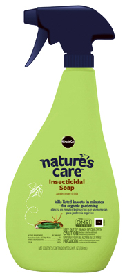 Miracle-Gro 0747210 Nature's Care Insecticidal Soap, 24-oz. Ready-to-Use - Quantity 1
