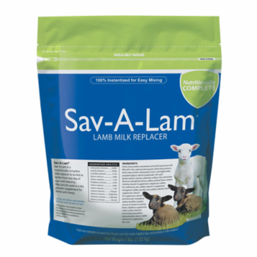 Sav-A-Lam 01-7417-0215 Lamb/Sheep Milk Replacer, 4-Lbs. - Quantity 1