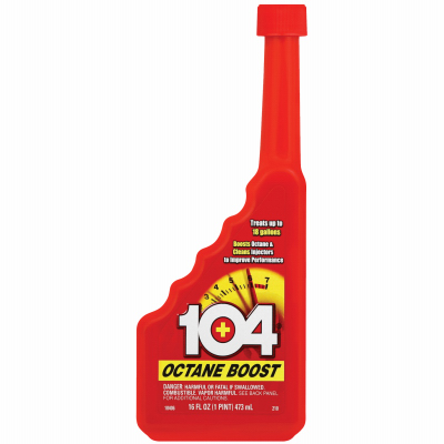 104+ 10406 Octane Booster + Injector Cleaner, 10 oz. - Quantity 1