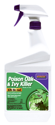 Bonide 5066 Poison Oak & Ivy Killer for Home Gardening, Fast-Acting Formula Kills the Roots, 32 oz. Ready-t - Quantity 6