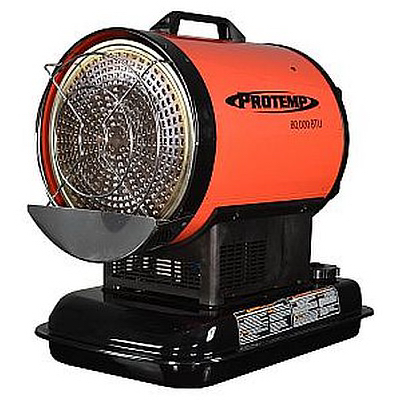 ProTemp PT-80OFR Kerosene & Diesel Radiant Heater, 80,000-BTU - Quantity 1