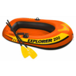 Intex 58331EP Explorer 200 2-Person Boat Set, 73 x 37-In. - Quantity 1