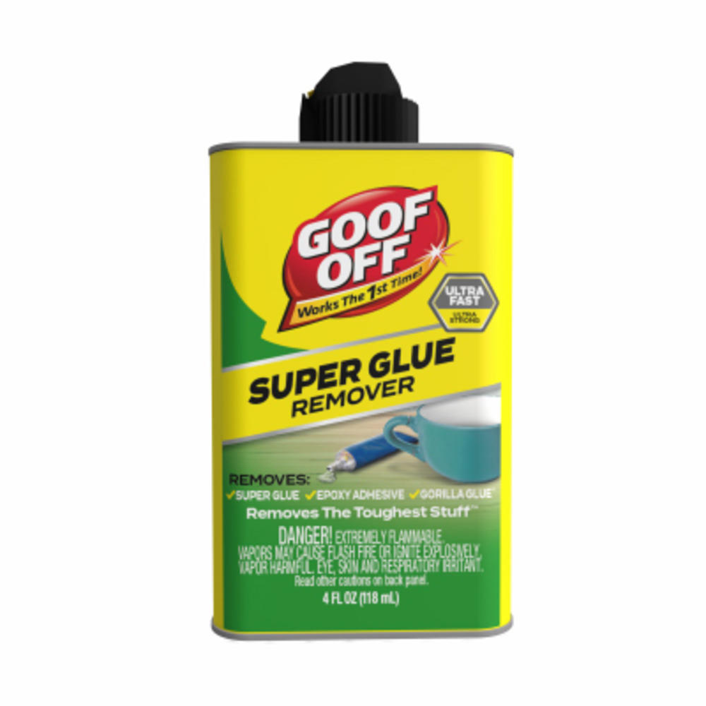 Goof Off FG678 Professional Super Glue Remover, 4-oz. - Quantity 1