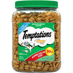 Temptations 11719 Cat Treats, Seafood Medley, 30 oz. - Quantity 1