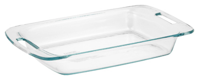 Pyrex 1085782 Easy Grab Baking Dish, Glass, 9 x 13-In., 3-Qts. - Quantity 4