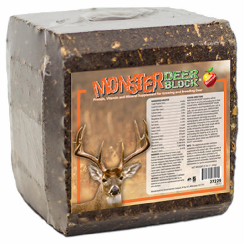 Prairie Pride 41251 Monster Deer Block, 25 Lbs. - Quantity 1