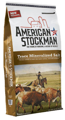 American Stockman 768407 Trace Mineral Bag Ag Salt, 50-Lbs. - Quantity 1
