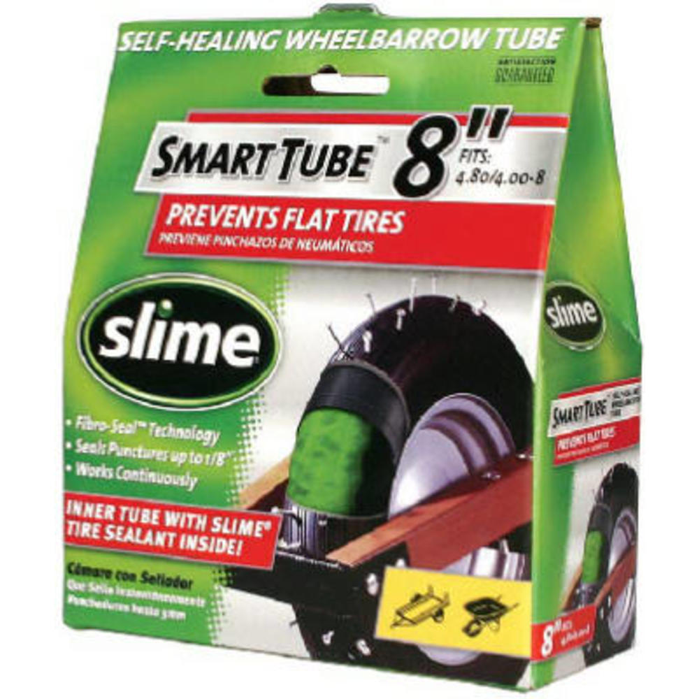 Slime 30012 Smart Tube Self-Healing Wheelbarrow Inner Tube, 480-400 x 8 In. - Quantity 1