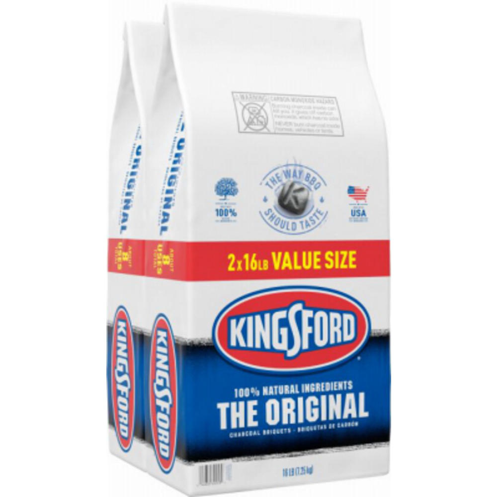 Kingsford 60253 Charcoal Briquettes, 16 Lb. Bags, 2-Pk. - Quantity 1