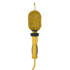 Master Electrician 2891ME Utility Trouble Light, 14/3, Yellow, 100-Watts, 25 Ft. - Quantity 6