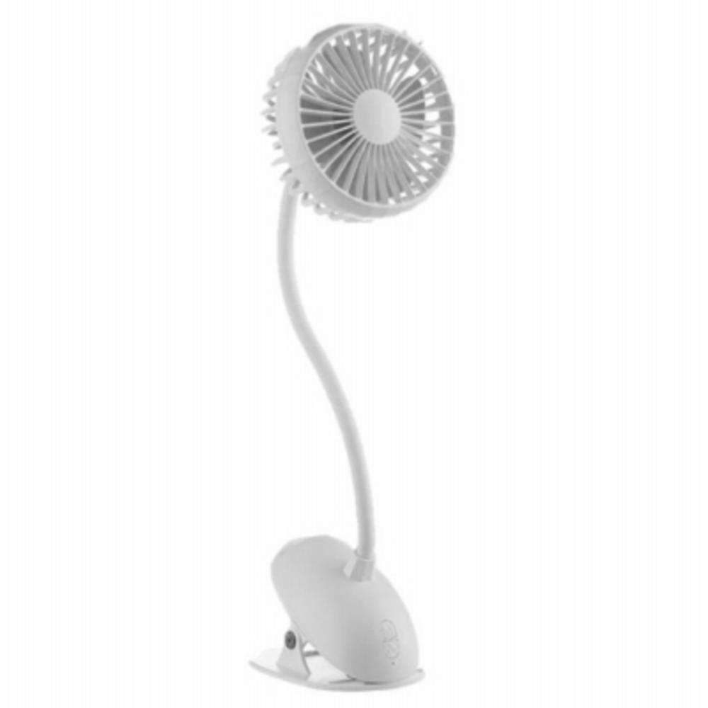 O2Cool FC35B03 Personal Rechargeable Clip Fan, USB Cable, 3 Speeds - Quantity 6