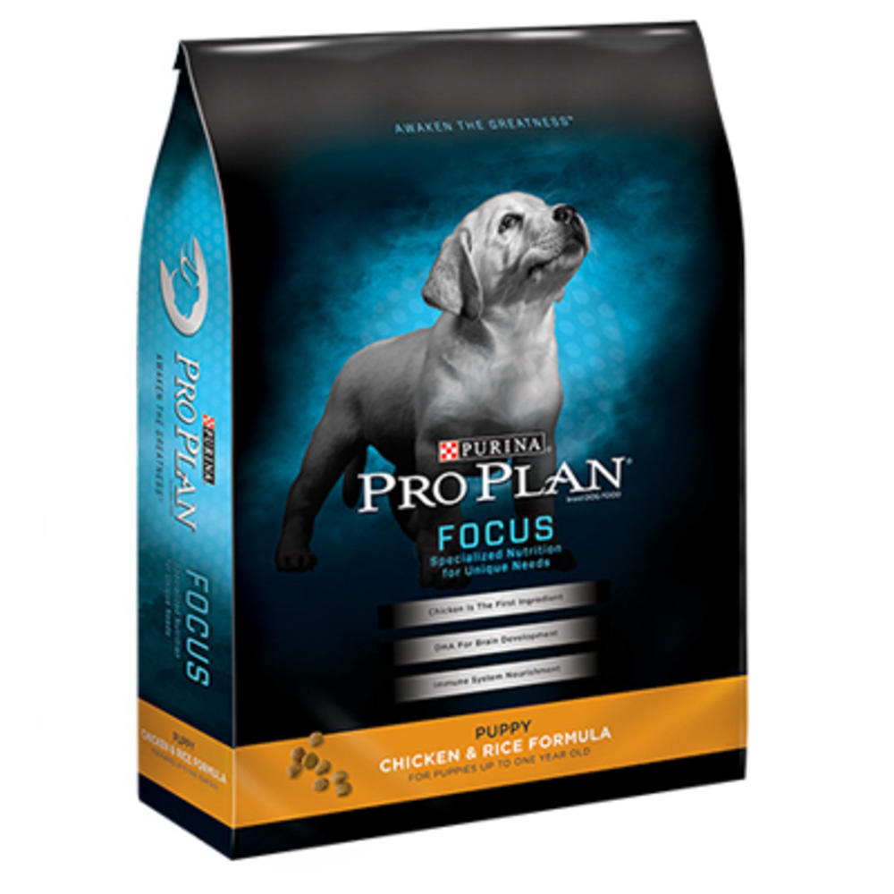 Purina Pro Plan 13270 Dry Dog Food, Focus Chicken & Rice Puppy, 34 Lbs. - Quantity 1