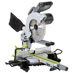 Master Mechanic JS-1013C3 Compact Sliding Miter Saw, 4500-RPM, 15-Amp, 10-In. - Quantity 1
