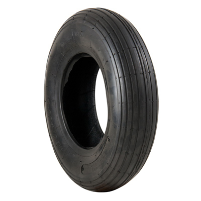 Marathon 20002 Wheelbarrow Tire, Ribbed Tread, Pneumatic, 4.80-8 - Quantity 1