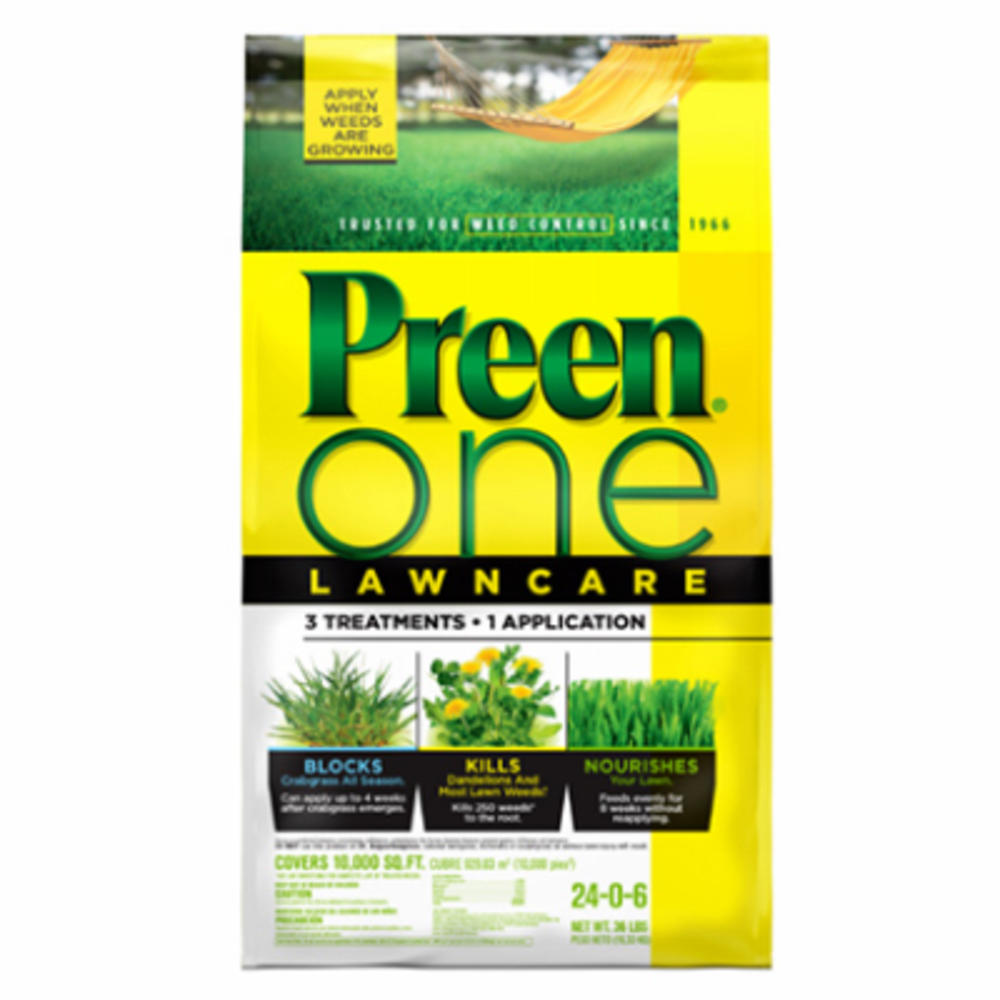 Preen 2164226 One Lawncare Spring Application, Covers 10,000 Sq. Ft., 36 Lbs. - Quantity 1