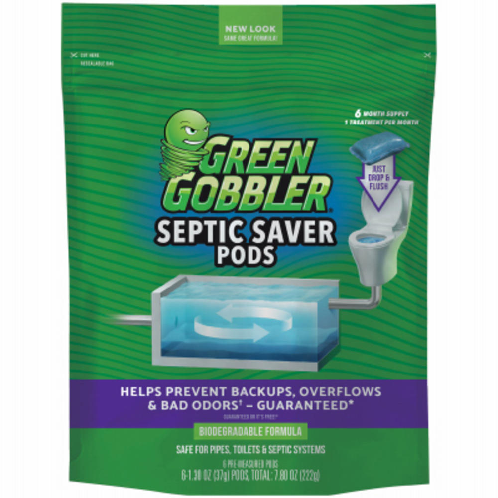Green Gobbler G0017A6 Septic System Savers, 6 Pk. - Quantity 6