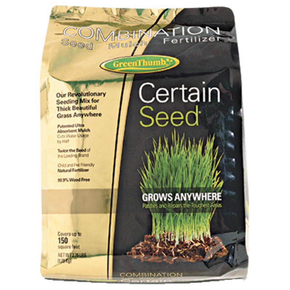 Green Thumb Barenbrug Usa 33333 Grass Seed,  Fertilizer, & Mulch - Southern Application, 3.75-Lbs. - Quantity 10
