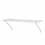 Closetmaid 103100 All-Purpose Wire Shelf Kit, White, 3-Ft. x 12-In. - Quantity 1