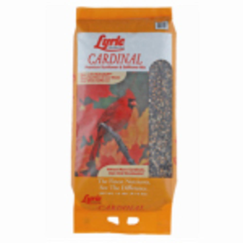 Lyric 2647386 Cardinal Premium Wild Bird Food, Sunflower and Safflower Mix, 18 Lbs. - Quantity 1