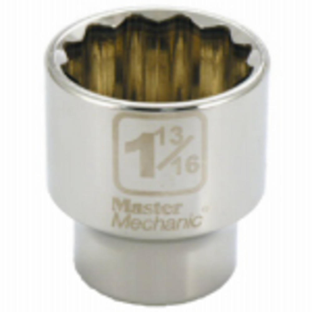 Master Mechanic 369645 3/4 In. Drive, 1-13/16 In., 12-Point Socket - Quantity 1