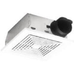 Nautilus broan-nutone 671 ventilation fan, white square ceiling or wall-mount exhaust fan, 6.0 sones, 70 cfm