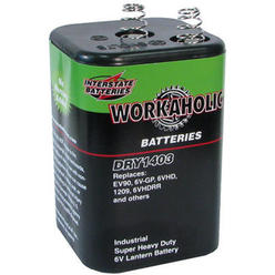Interstate Batteries Interstate All Battery DRY1403 Heavy Duty Lantern Battery - 6V