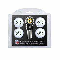 Team Golf Green Bay Packers 4 Ball & Divot Gift Set