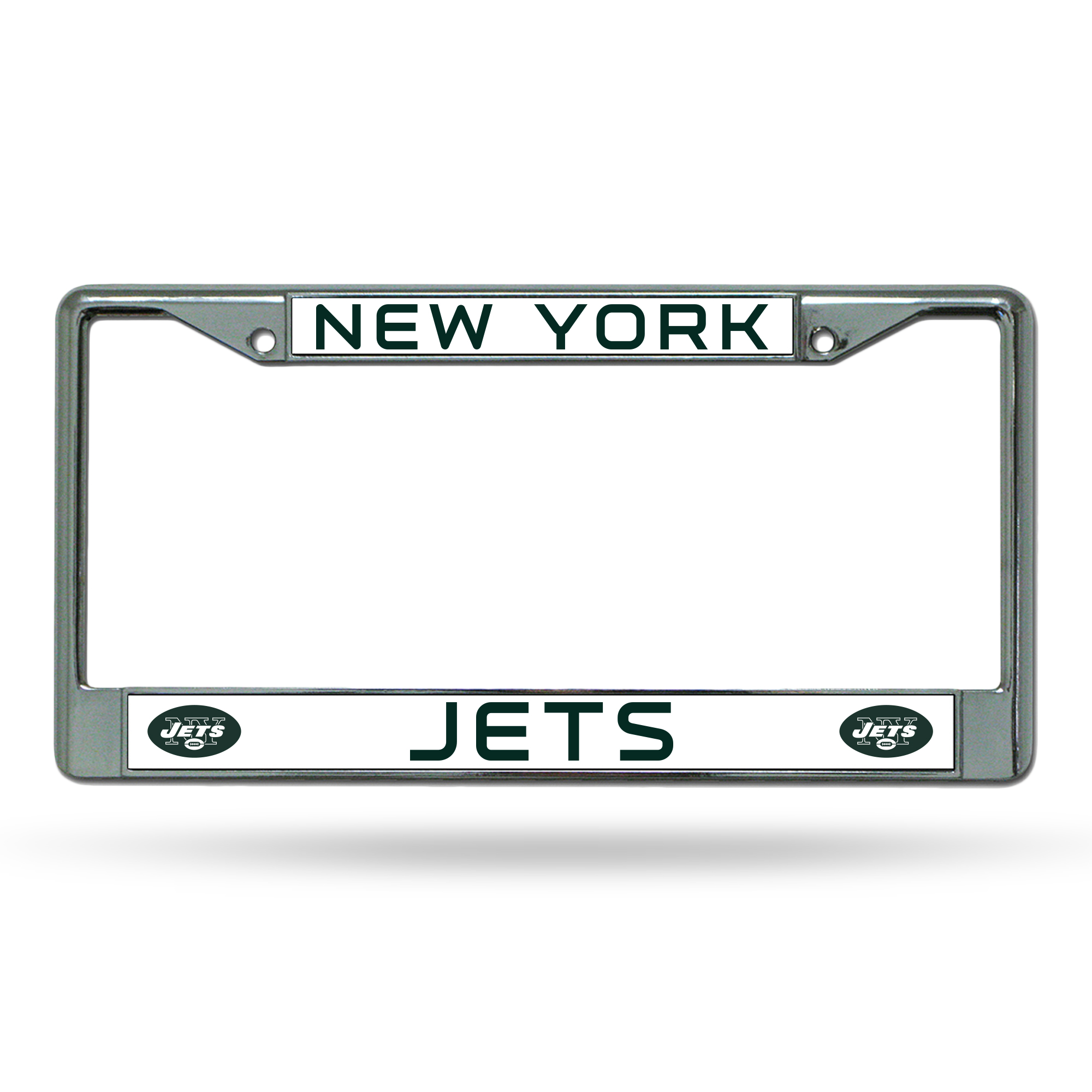 Rico New York Jets Chrome License Plate Frame