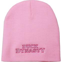 Club Red Duck Dynasty Logo Skull Cap Beanie, Pink