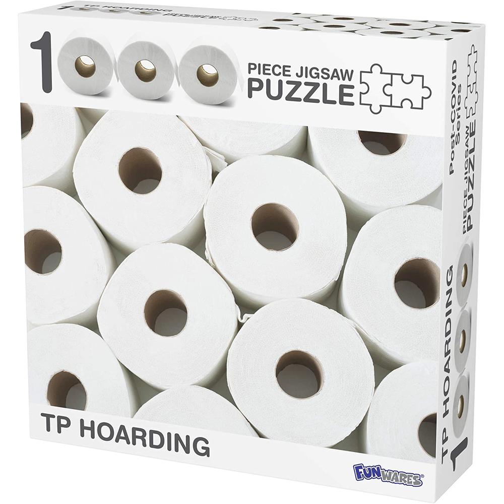FunWares Toilet Paper Hoarding Jigsaw Puzzle, 1000 Pieces