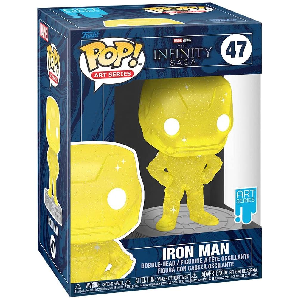 Funko POP! Art Series Infinity Saga Iron Man 3.75" Figure w/ Protector (#47)